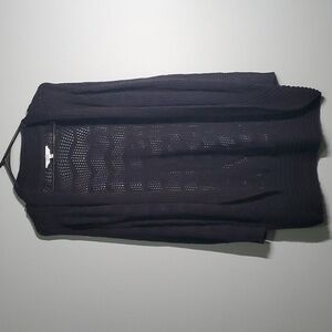 Candies Sweater women’s size xs junior black longer sweater see thru